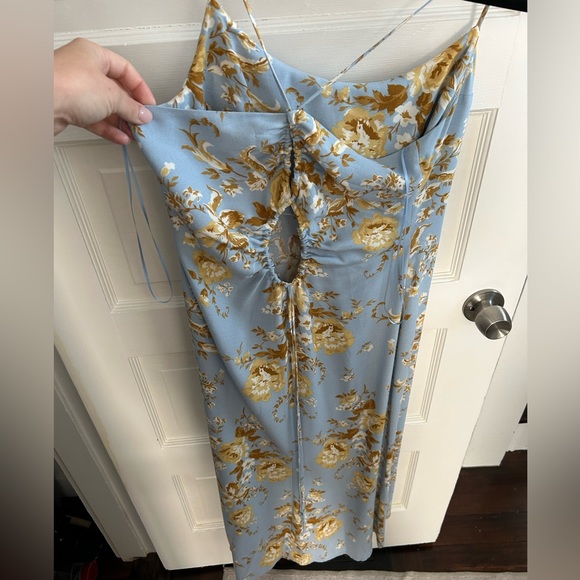 Reformation Dover Print Floral Dress Size 8 - Picture 7 of 7